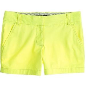 J. Crew chino shorts - 3” in seam - lime green!